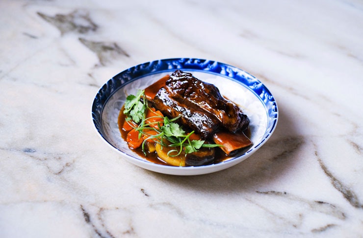 A dish from Amah restaurant